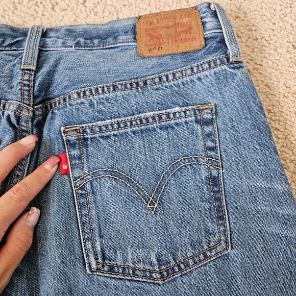 Levi's 501 CT Women's Jeans 29x26 - Picture 3 of 7